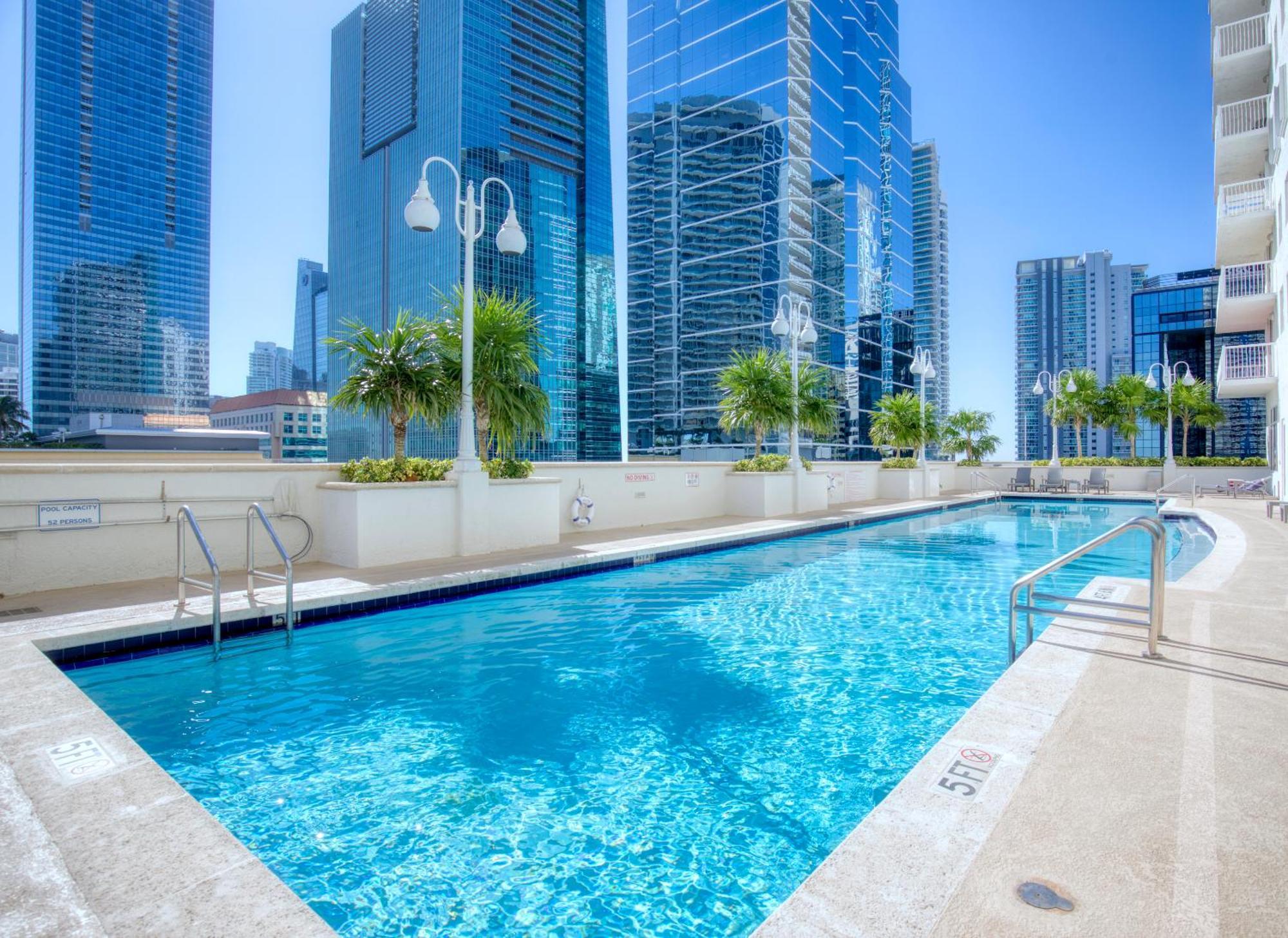 Oceanside Penthouse Apartment In Brickell Miami, Pool, Free Parking 외부 사진