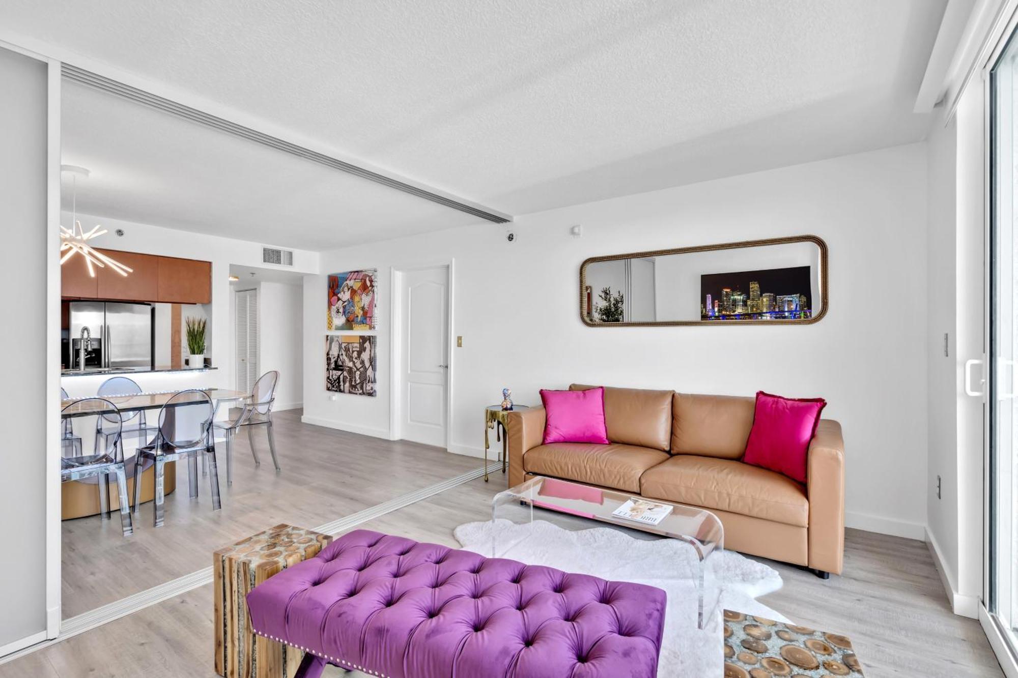 Oceanside Penthouse Apartment In Brickell Miami, Pool, Free Parking 외부 사진