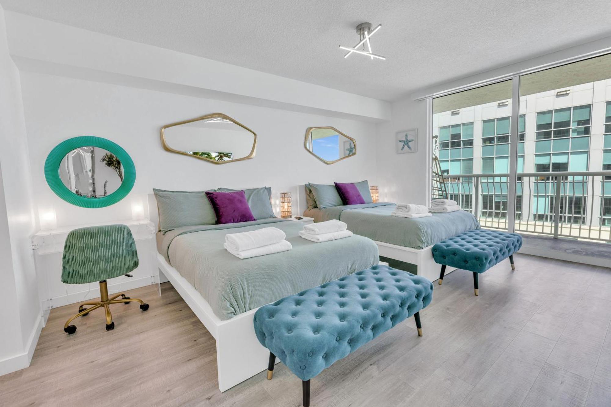 Oceanside Penthouse Apartment In Brickell Miami, Pool, Free Parking 외부 사진