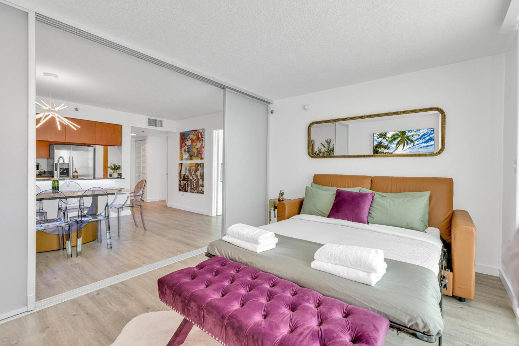 Oceanside Penthouse Apartment In Brickell Miami, Pool, Free Parking 외부 사진