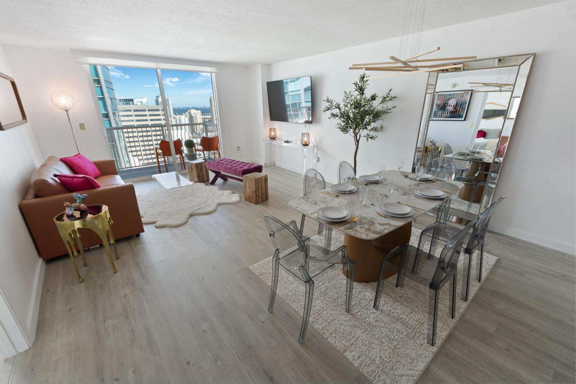 Oceanside Penthouse Apartment In Brickell Miami, Pool, Free Parking 외부 사진