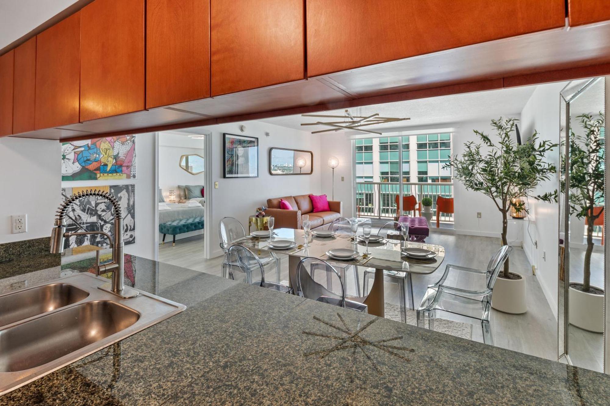 Oceanside Penthouse Apartment In Brickell Miami, Pool, Free Parking 외부 사진