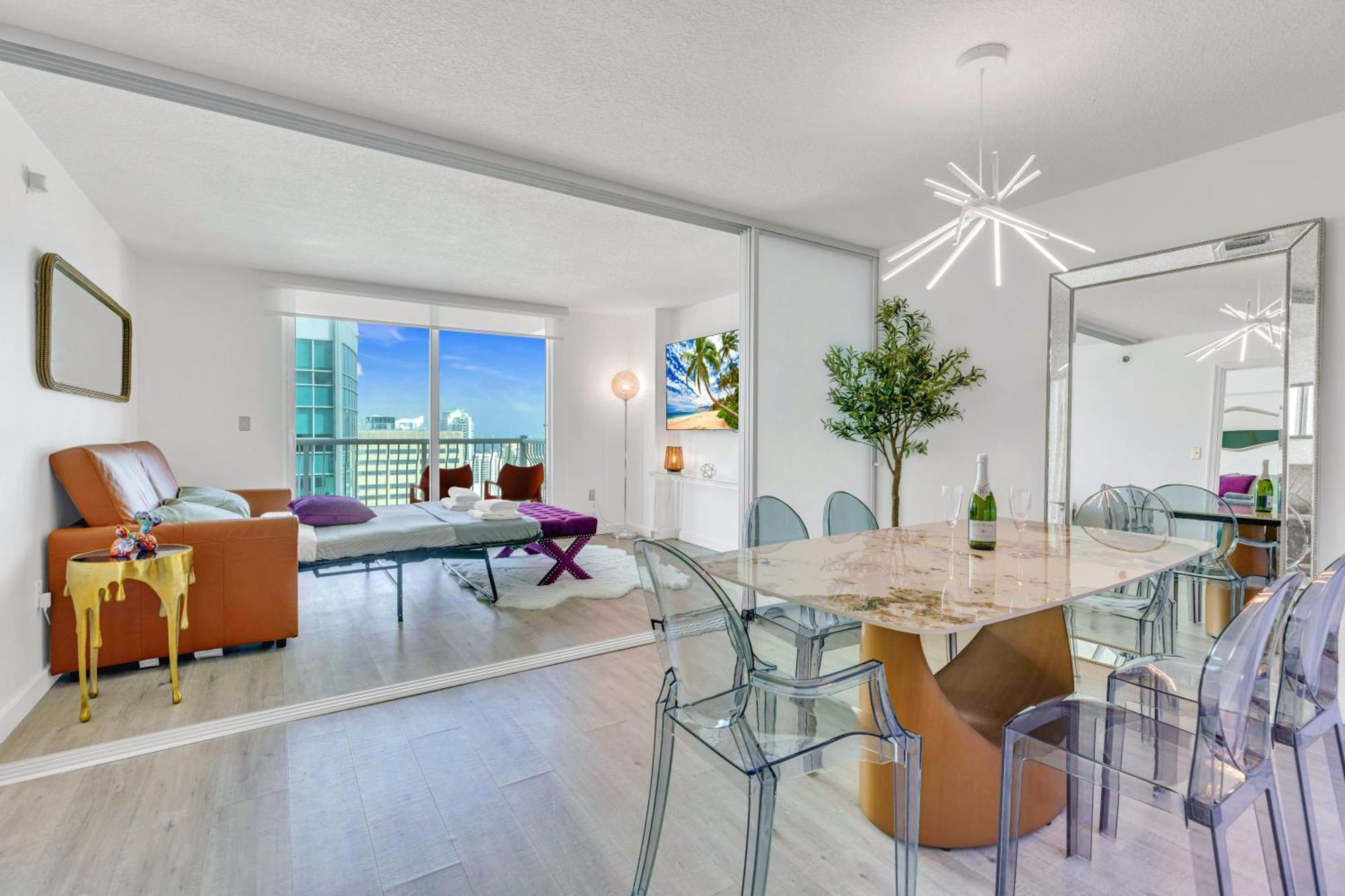 Oceanside Penthouse Apartment In Brickell Miami, Pool, Free Parking 외부 사진