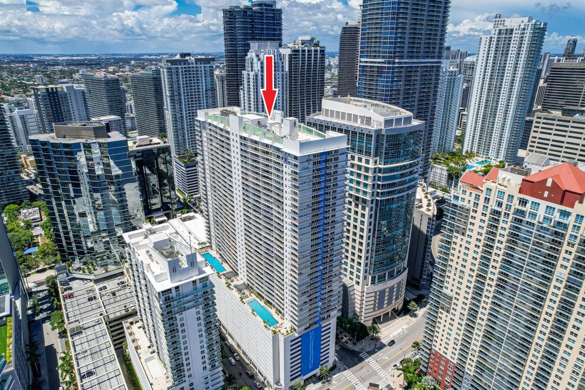 Oceanside Penthouse Apartment In Brickell Miami, Pool, Free Parking 외부 사진